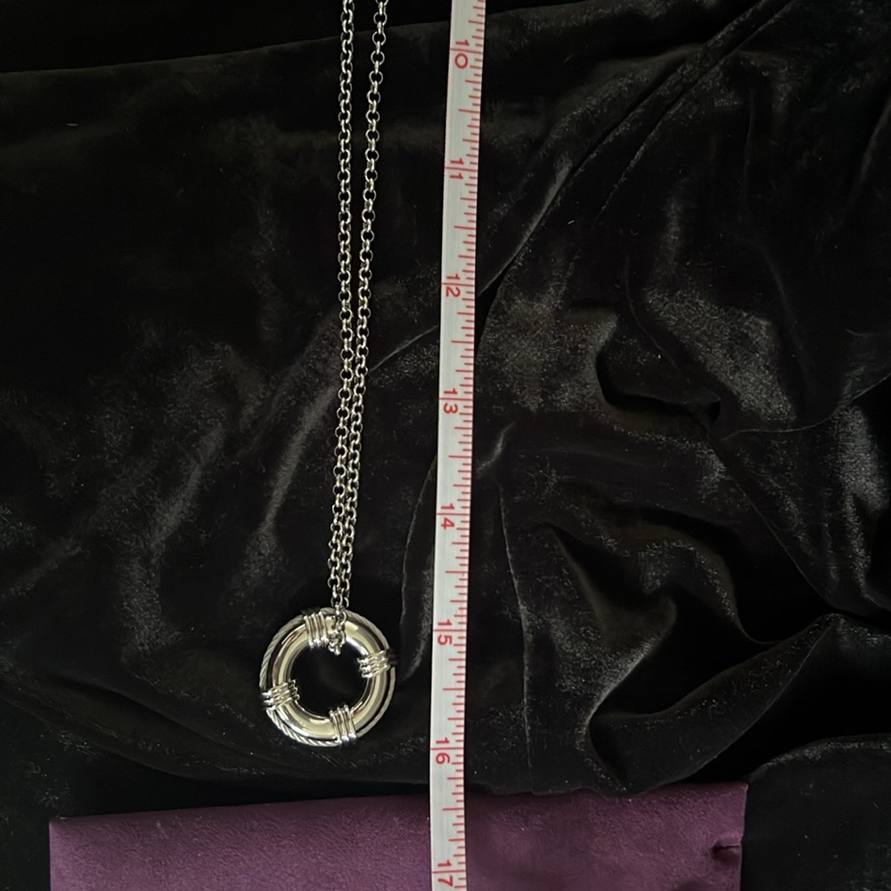 Charriol Stainless Steel life preserver necklace - Picture 5 of 8